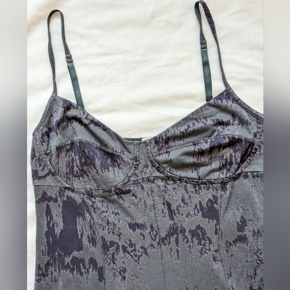 WILFRED Bustier Camisole Adjustable Straps Grey Cotton/Modal Women's Medium - Picture 2 of 9
